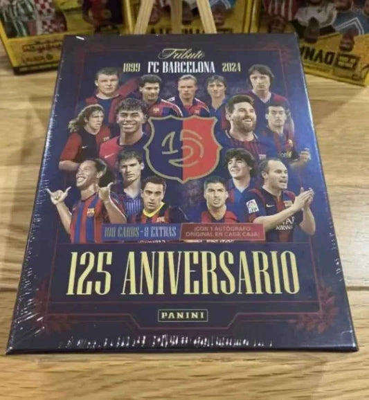 Genuine PANINI Barcelona 125th Anniversary Team Box Limited Superstar Signature Card Extremely High Collection Value Fans' Gifts