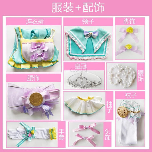 COS-KiKi Anime Lovelive Aqours Tojo Nozomi/Nishikino Maki All Members Fireworks Awakening Lolita Singing Suit Cosplay Costume SS69 204.69 Koizumi Hanayo / Custom size / lovelive