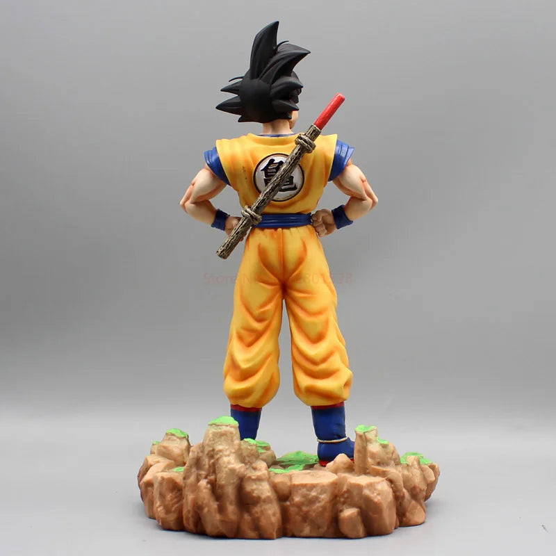 Dragon Ball Sun Goku Somersault Cloud Super Saiyan Standing Collection Figures Statue Anime Peripheral Model Ornaments Toy Gift SS69