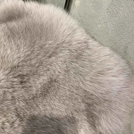 Winter Long Fur Coats Winter Female Natural Fox Fur OutWear Full Pelt Real Fox Fur Jackets with Long Sleeve