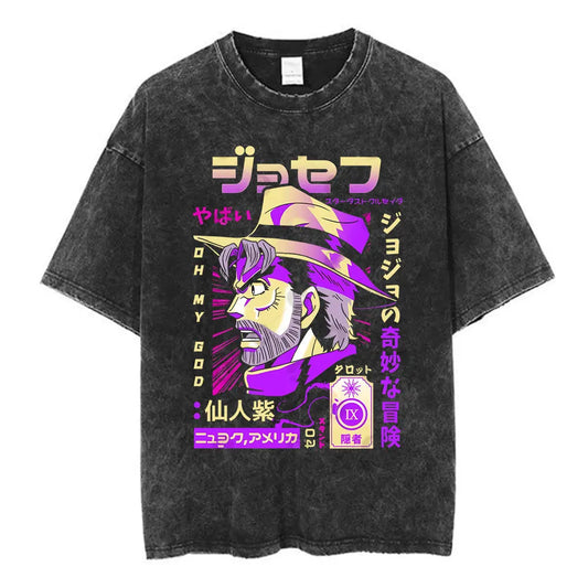 SS69 Men's Jojo Bizarre Adventure Killer Queen Graphic T-Shirt Cotton Tee