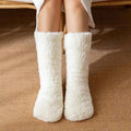Thickened Thermal Socks Women Winter Warm Home Soft Thickened Plus Velvet Sleeping Anti Slip Floor Slipper Sock Halloween Gift