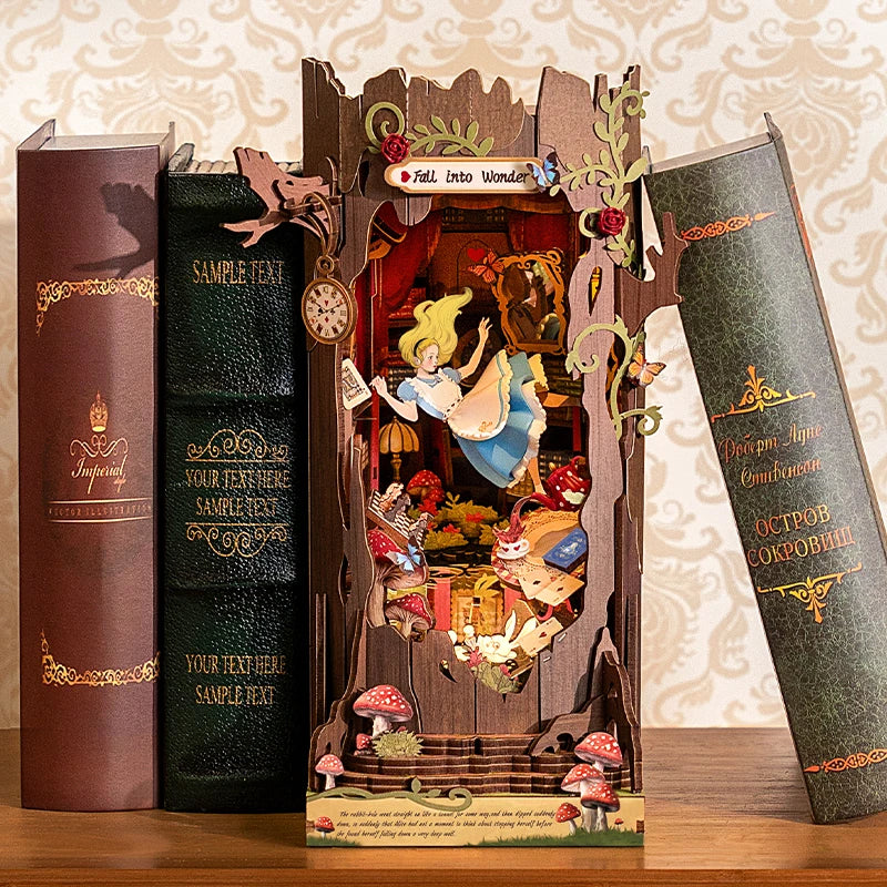 Rolife Fall into Wonder DIY Book Nook Kit with LED Lights