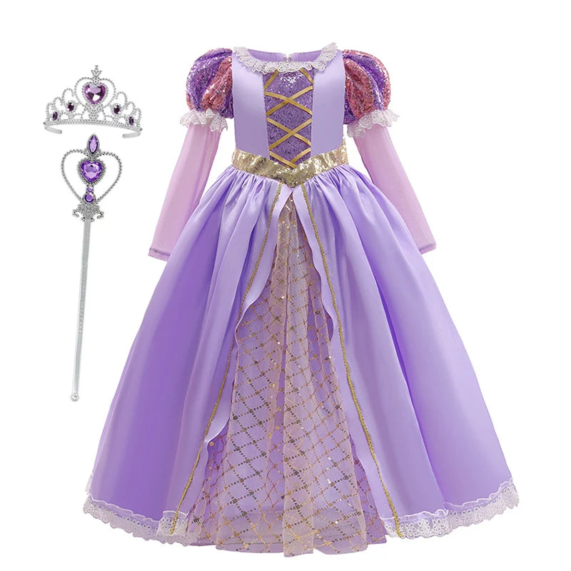 Disney Rapunzel Princess Dress for Girls | Tangled Costume