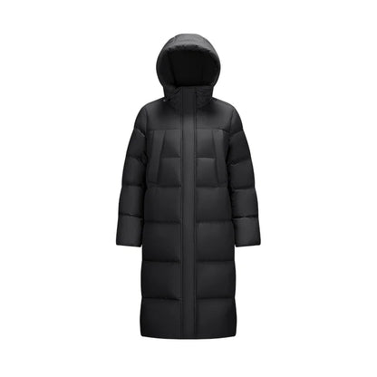 Semir Down Jacket Women Long Length Waterproof Coat 2026 Fashion Winter New Loose Hooded Coat Simple Down Jacket Woman