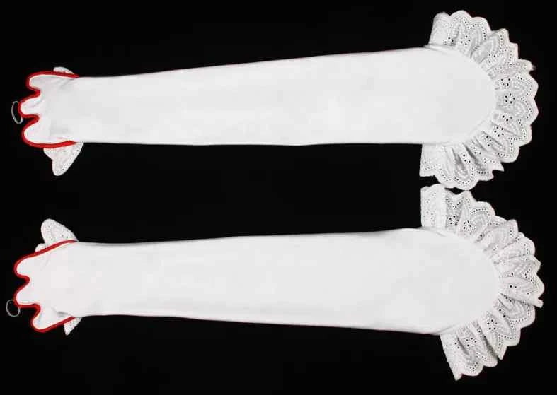 US Size Anime Women's Yuuki Asuna Cosplay White Sleeveless Skirt Outfit Halloween Costume