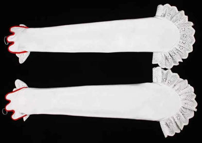 US Size Anime Women's Yuuki Asuna Cosplay White Sleeveless Skirt Outfit Halloween Costume