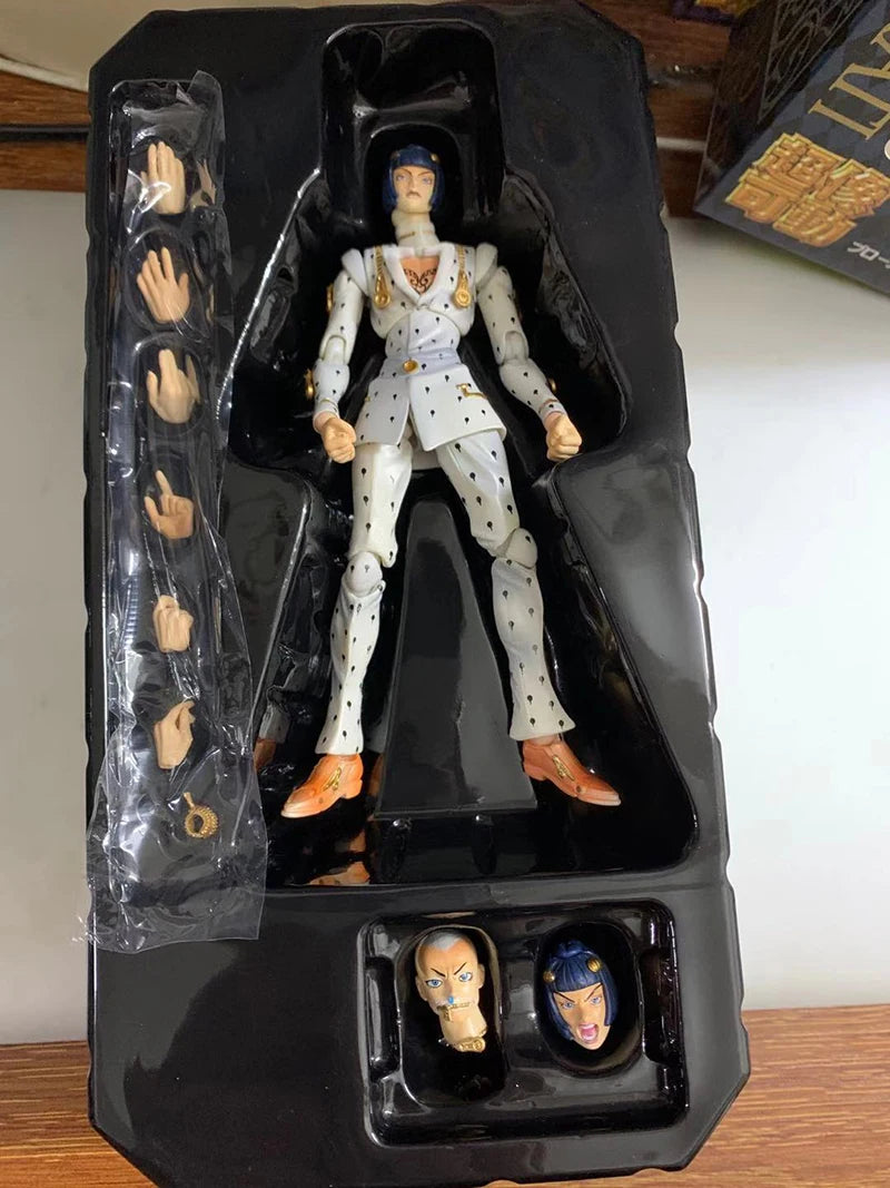 15cm Anime Jojo Bizarre Adventure Kujo Jotaro Dio Brando Diavolo Bruno Bucciarati Abbacchio Jolyne Cujoh Valentine Action Figure