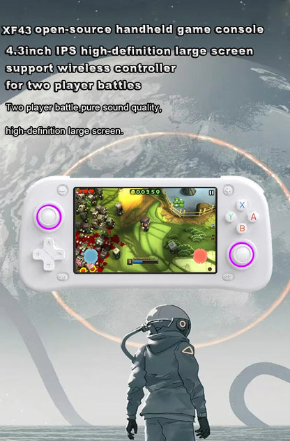 WDYQJE Open Source XF43 Retro Handheld Game Console Linux System Gaming Video Players Console Portable Pocket Device Child Gift SS69