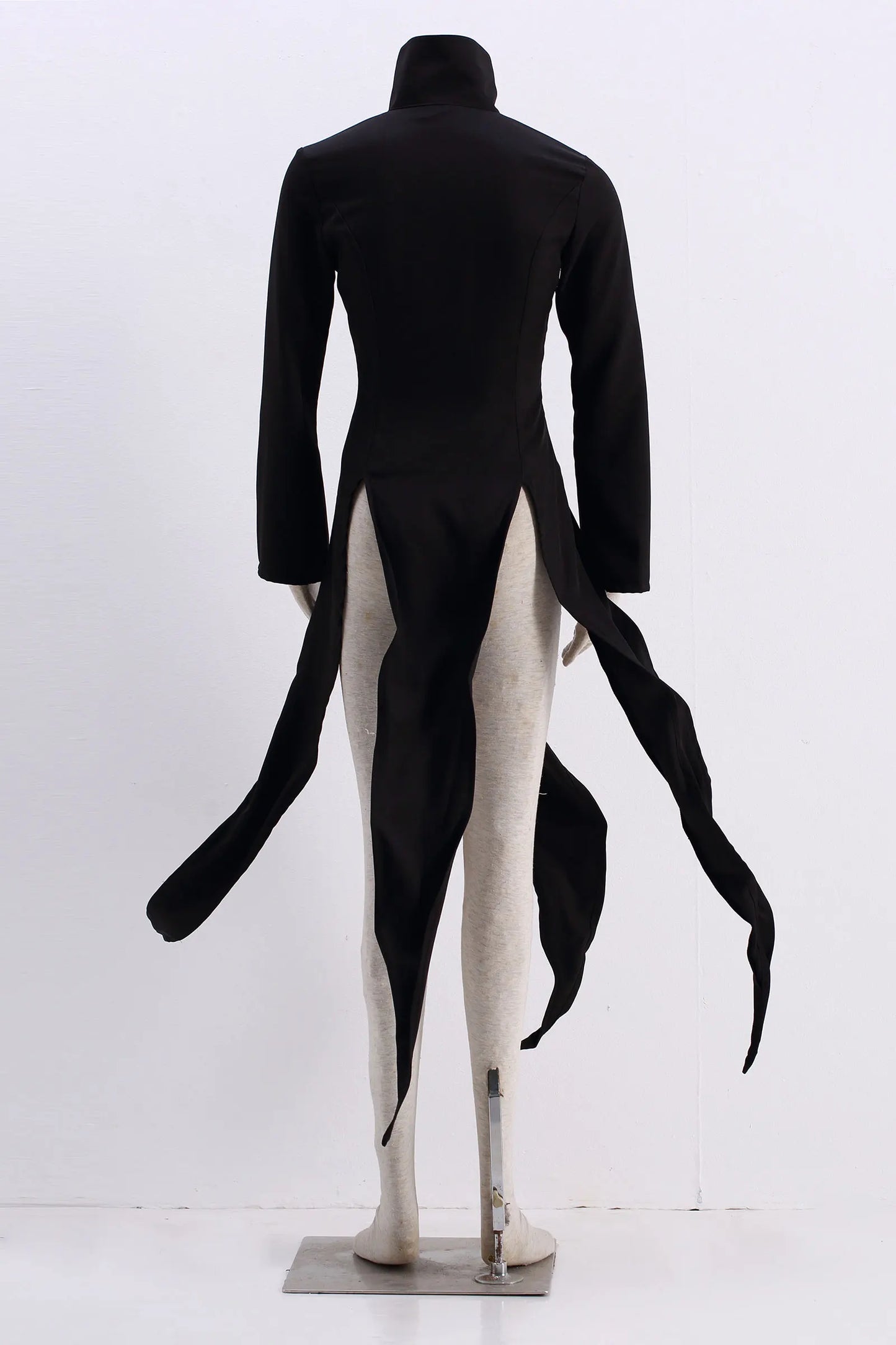 RZCOSYZH Women's Tatsumaki Anime Cosplay Costume Black Polyester Dress