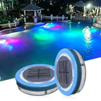 Solar Floating Pool Light Upgraded Waterproof Swimming Pool Lamp Outdoor Decorative Light Blue LED Floating Garden Pool Light