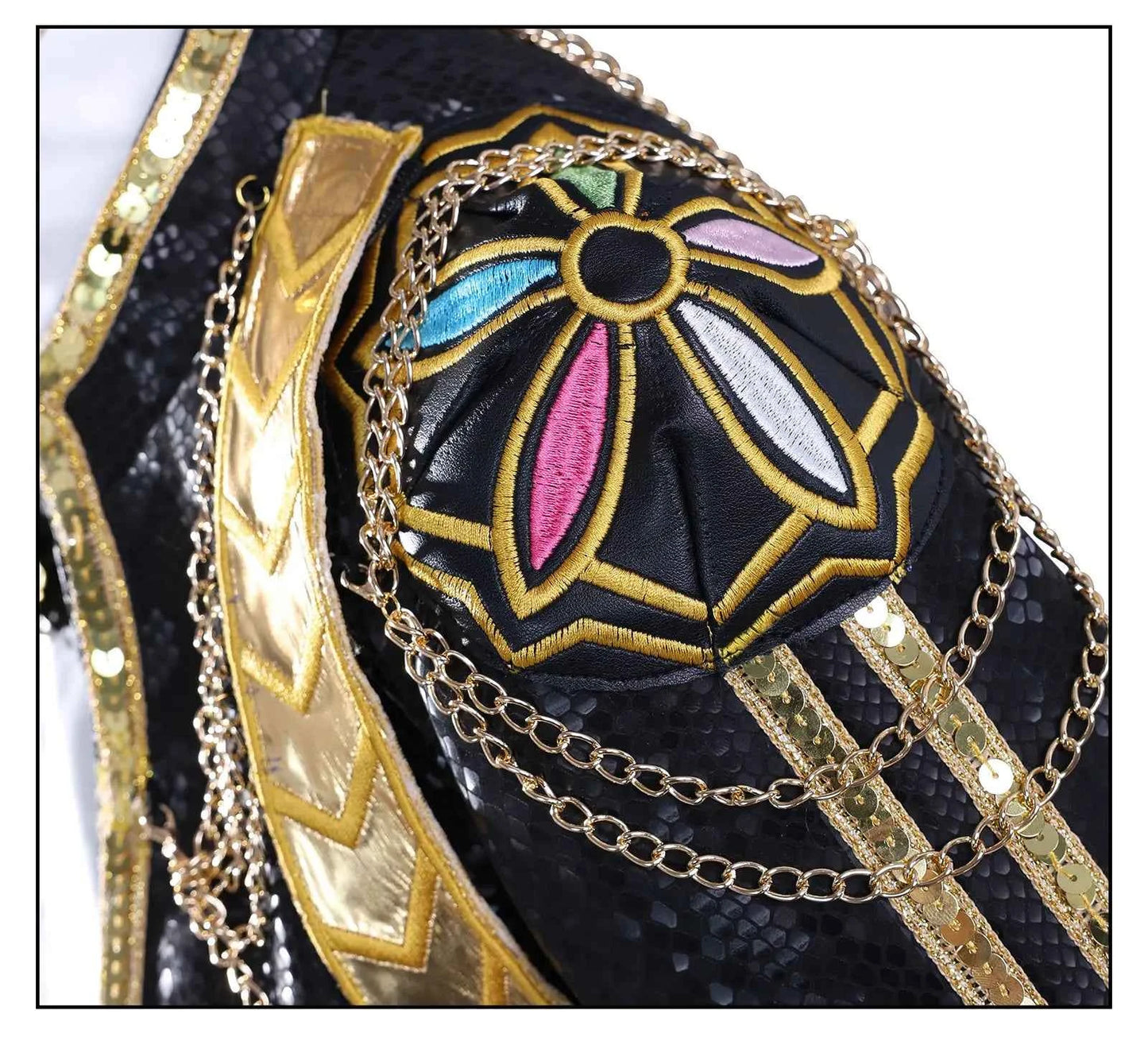 Anime Rumi Cosplay Costume Wig Woman Black White Uniform Christmas Halloween Party Clothing