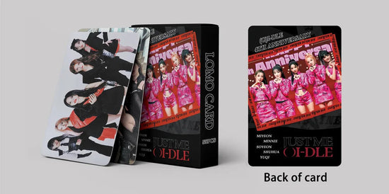 KPOP 55cards/set (G) I-DLE Album Card I FEEL Album GIDLE Ye Shuhua MINNIE Printed Photo Card LOMO Card Gift For Girls Collection SS69