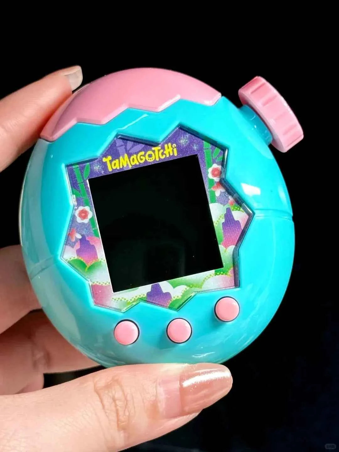 Bandai Tamagotchi Paradise Emerald Forest Edition Color Screen Electronic Pet Game Device - Original Toy Collectible