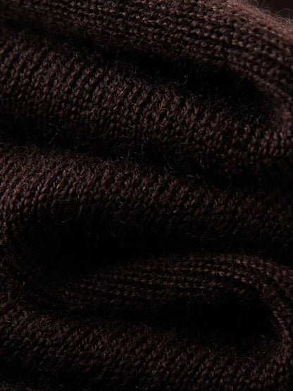 DUSHU Seamless Half-high Collar Pure Wool Pullovers Women Plus Size Autumn Winter Bottoming Sweater Solid Soft Breathable Tops