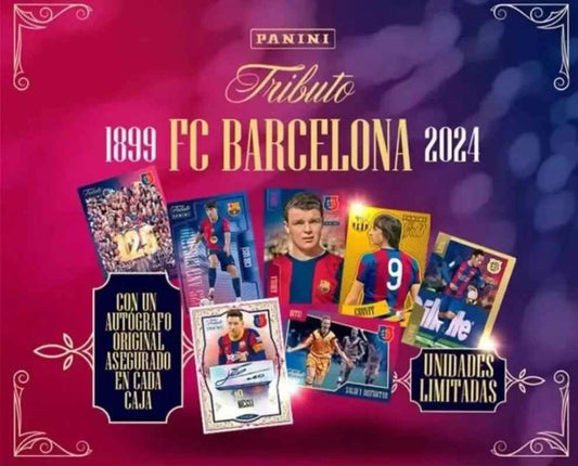 Genuine PANINI Barcelona 125th Anniversary Team Box Limited Superstar Signature Card Extremely High Collection Value Fans' Gifts