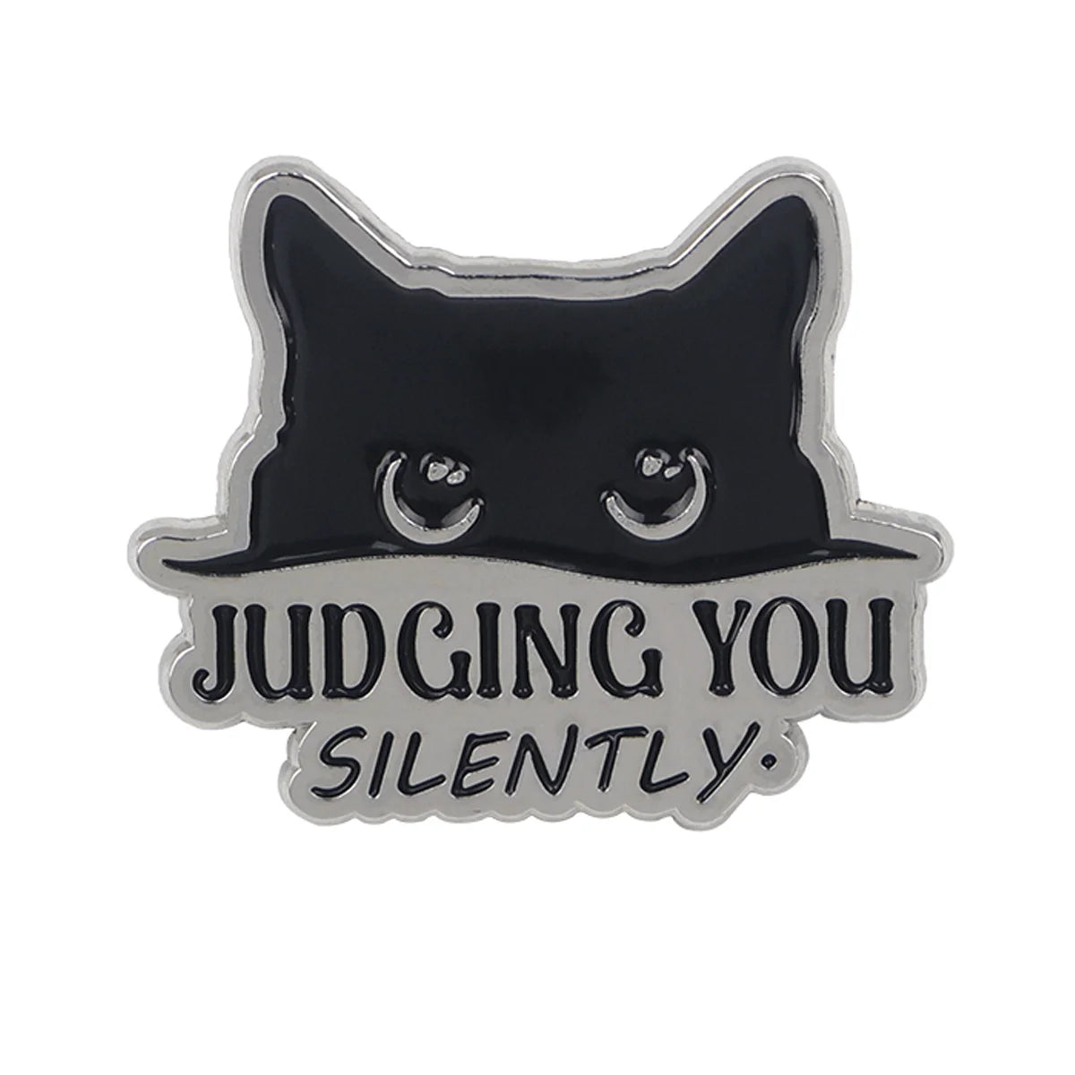 Cute Black Cat Enamel Pin Animal Brooch Pines Lapel Pins Badge on Backpack Clothing Accessories Witch Jewelry Halloween Gifts