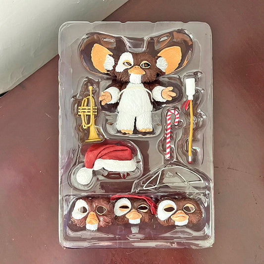 NECA Gremlins Figure Movie Edition Gremlins Retro Rubber Horror Doll Toy Doll Christmas Ver. Gift SS69