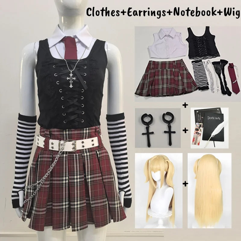 Misa Amane Death Note Cosplay Costume Set