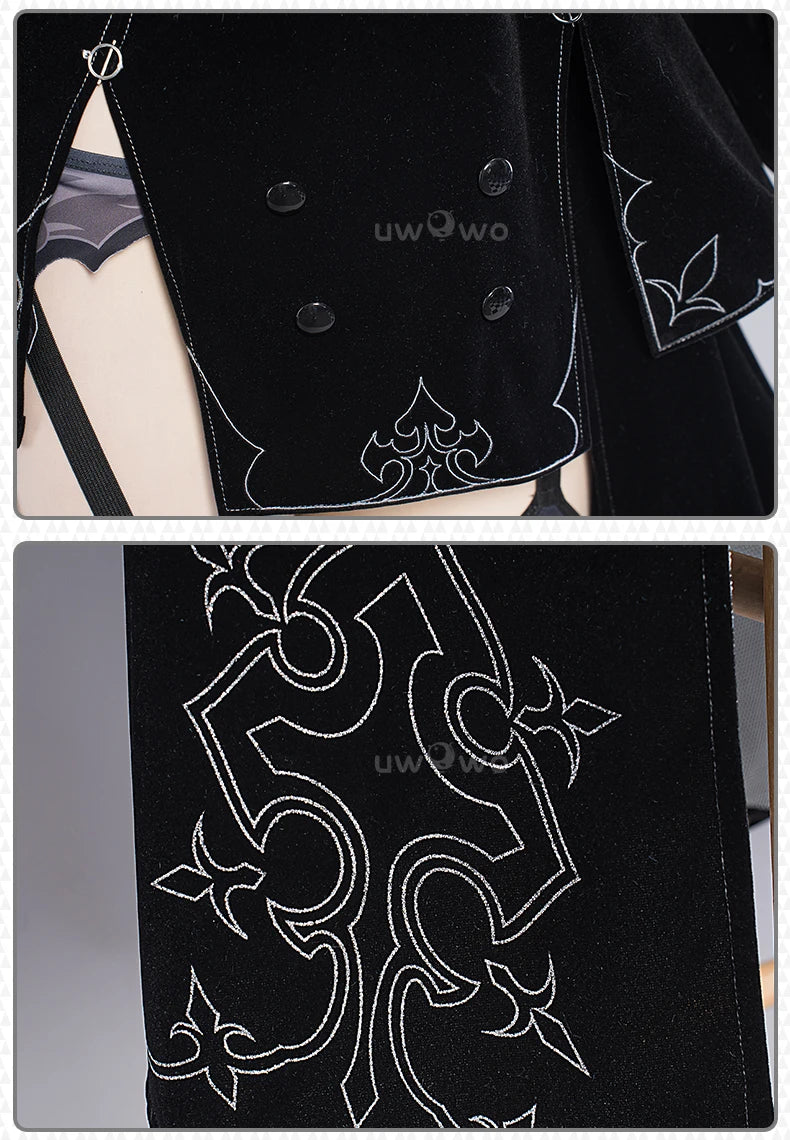 UWOWO 2B Cosplay Dress - Adult Game Character Outfit