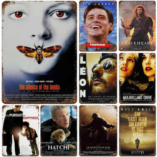 Classic American Films Metal Sign Old Movie Metal Plaque Poster Vintage Wall Plate Bar Club Wall Decor Retro Home Decor