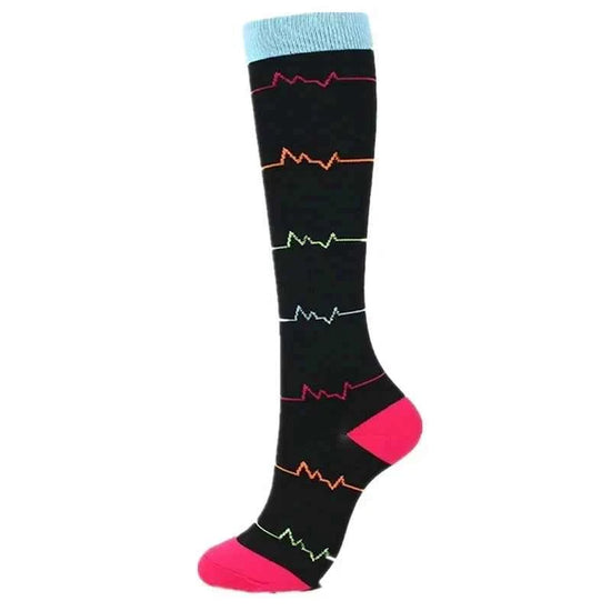 Compression Socks Varicose Veins Blood Circulation Pregnancy 20-30mmhg Nurse Socks Men Women Marathon Golf Cycling Sports Socks