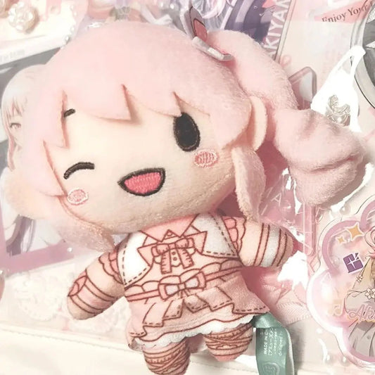 10cm Pjsk Plush Doll Toys Project Sekai Akiyama Mizuki Stuffed Plushies Keychain Yoisaki Kanade Pendant Backpack Bag Decor Gift SS69