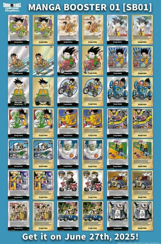 Bandai Dragon Ball Manga Booster 01 Fusion World Series TCG Game Card 40th Anniversary Version Anime Collectibles Trendy Toy