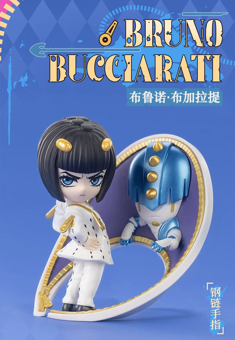POP MART GONG JOJO's Bizarre Adventure Golden Wind Series Blind Box Mystery Box Toys Ornaments Figurines Desktop Model Dolls