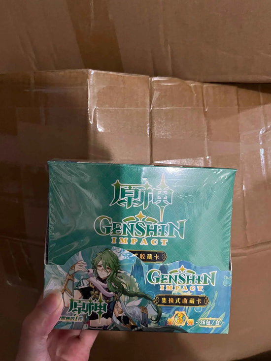 New Genshin Impact Collecting Cards Gift Box Set Cards Anime Game Peripherals Cards Rare Card Gifts For Fans And Collectors