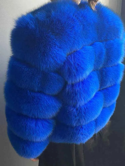 Winter Women's Cold Coat Top Fox Jackets For Women clothing Natural Real fox Fur Jacket Coats For Women Fur Jacket In Promotion