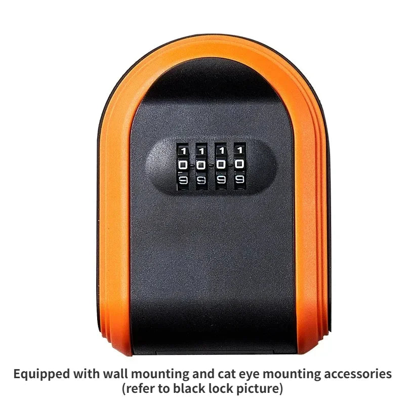 4-Digit Combination Wall Mount Key Lock Box for Secure Storage