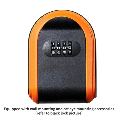 SS69 Wall Mount Key Lock Box, 4-Digit Combination Security Storage Organizer
