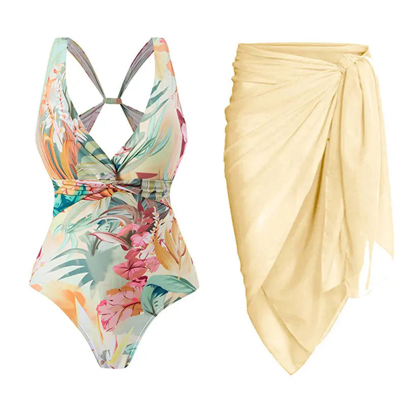 2023 New Arrival Push Up Women Bikini Set Floral Printed Ruffle Bikinis Strappy Bandage Swimwear Brazilian Biquini Bathing Suit SS69