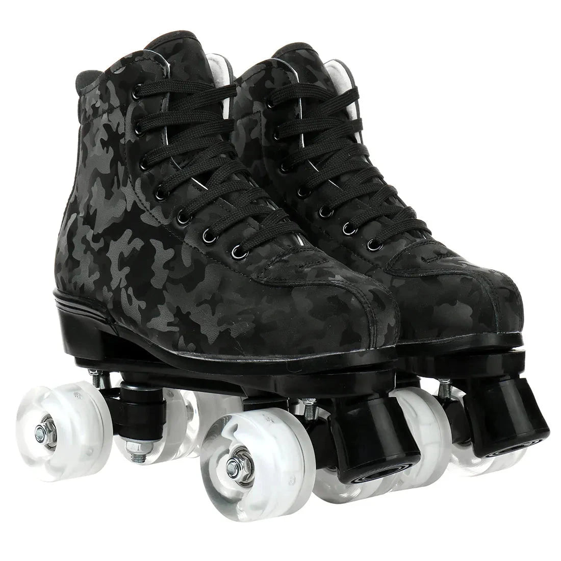 Double-Row Roller Skates Beginner Women Men Outdoor Skating 4 Wheels Skate Shoes Size 37 38 39 40 41-45 Flashing Quad Sneakers SS69