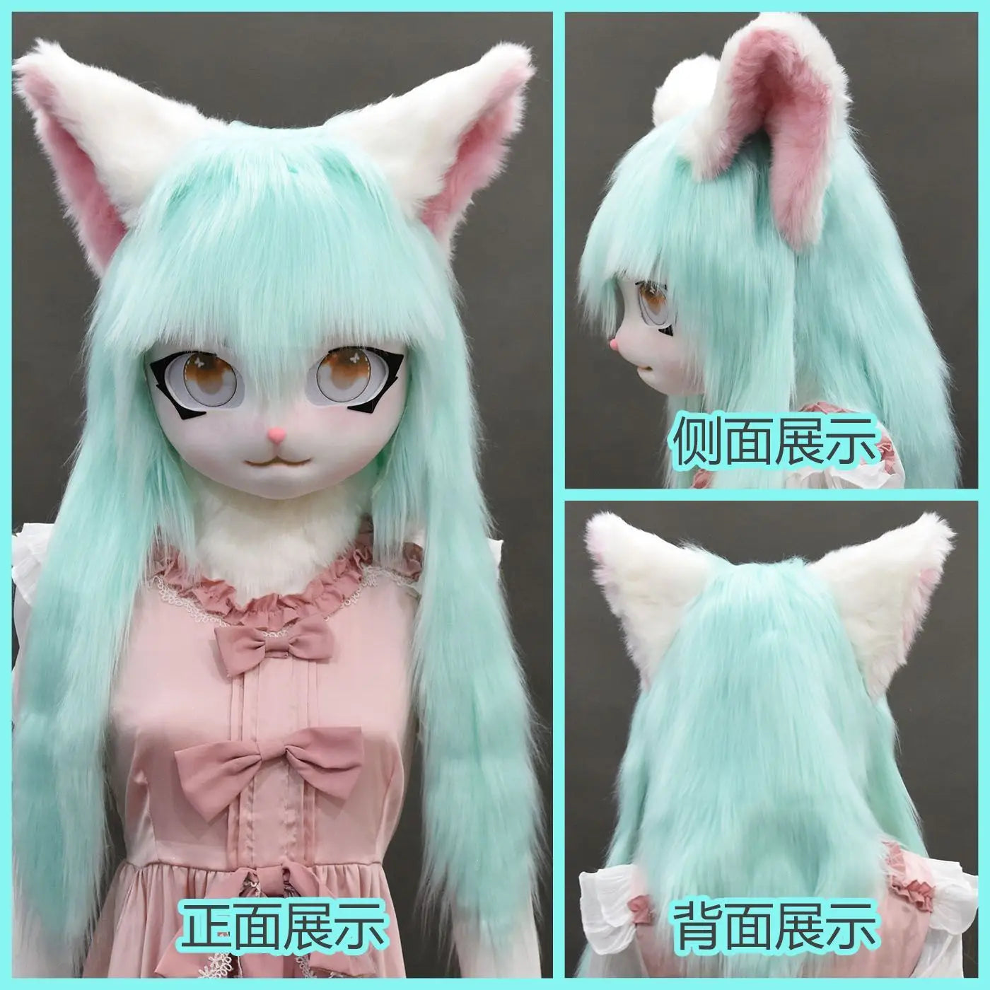 Daliclown Unisex Animal Kigurumi Fursuit Costume with Head & Paws