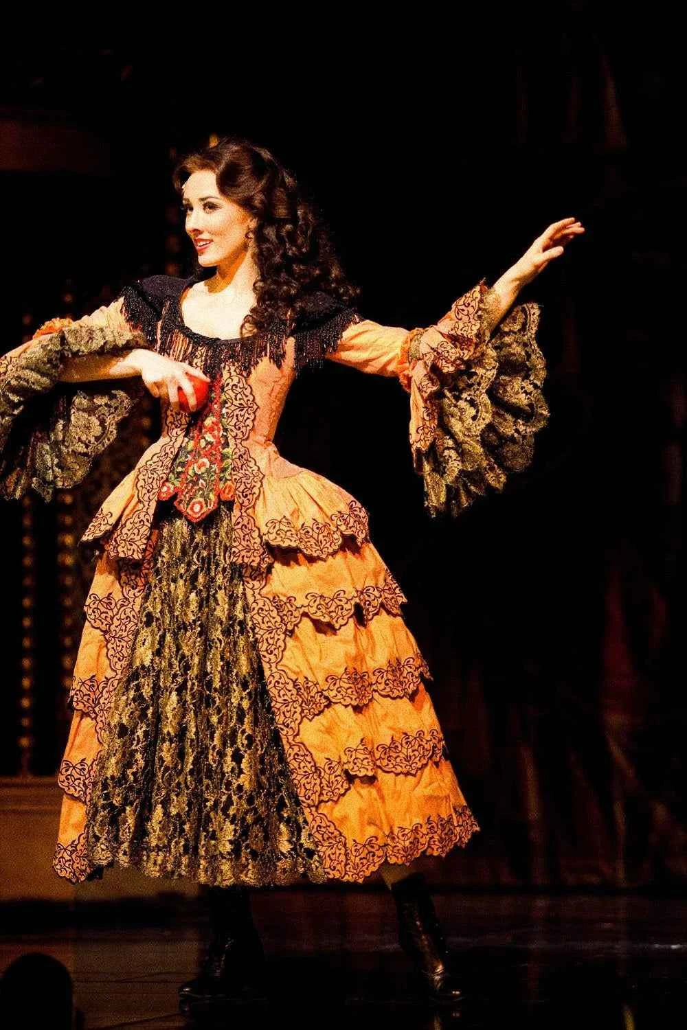 The Phantom of the Opera Christine Daae Cosplay Costume Dress Vintage Victorian Rococo Broadway Musical Theatre Ball Gown Dress