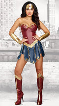 Women's Superhero Bodysuit Costume with Headgear for Cosplay