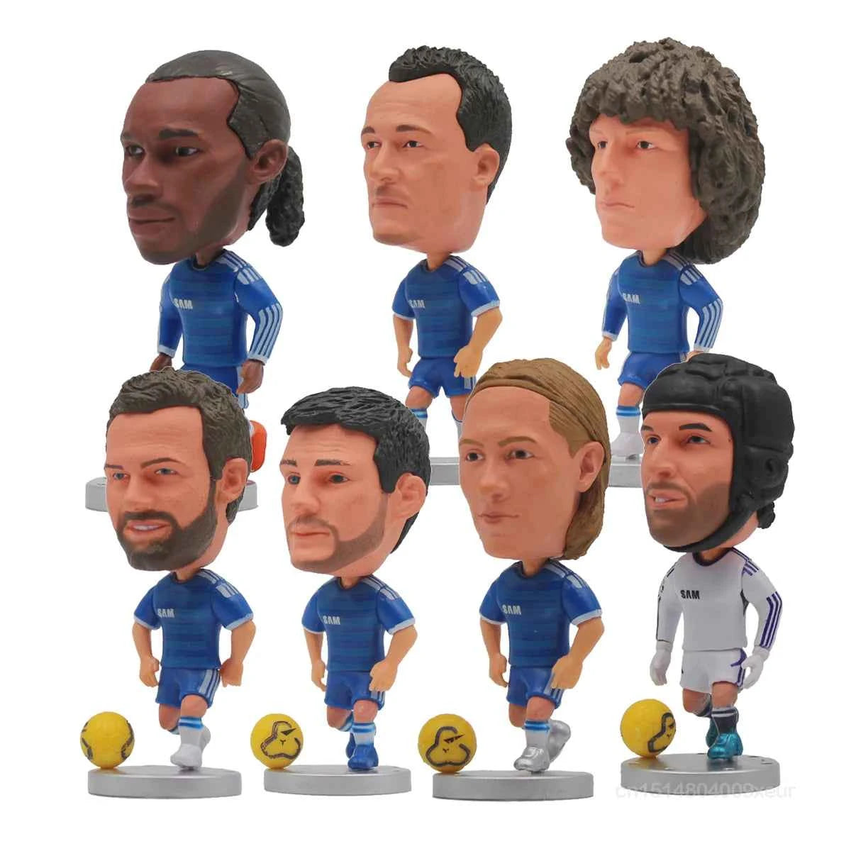 6.5cm HAALAND MODRIC RONALDO YAMAL 2.5in Team Activity Doll Toy Figurine