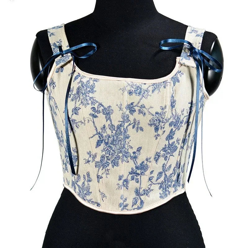 Lolita Corset Camisole Y2K Underbust Body Shaper Polyester Blend