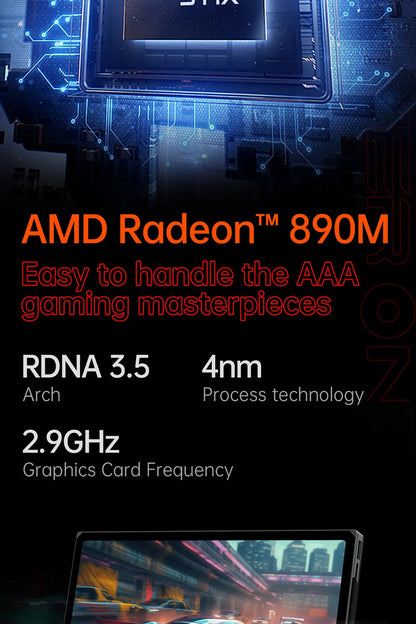 OneXPlayer X1 PRO AMD Ryzen AI 9 HX 370 /8840U PC Game Console 3 IN 1 Laptop Tablet 10.95 Inch 120 Hz AI CPU Computer Controller SS69