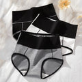 3Pcs/Set Cotton Women's Panties High Waist Body Shaper Underwear Plus Size M-4XL Underpants Soft Panty Slimming Female Briefs SS69 14.69 6246-3 Mix Color / L(45-55KG) / 3pcs