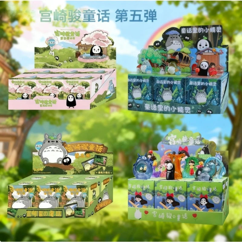 Totoro PVC Anime Model Blind Box Set - 6 Kawaii Figures