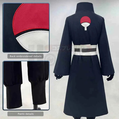 2026 Anime Uchiha Obito Cosplay Costume Coat Elastic Pants Belt Gloves Cos Convention Gift Adult Version Unisex