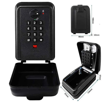 Waterproof Wall Mounted Key Safe Box Anti-theft Key Storage With Combination Password Lock Homestay Office Home Indoor Outdoor