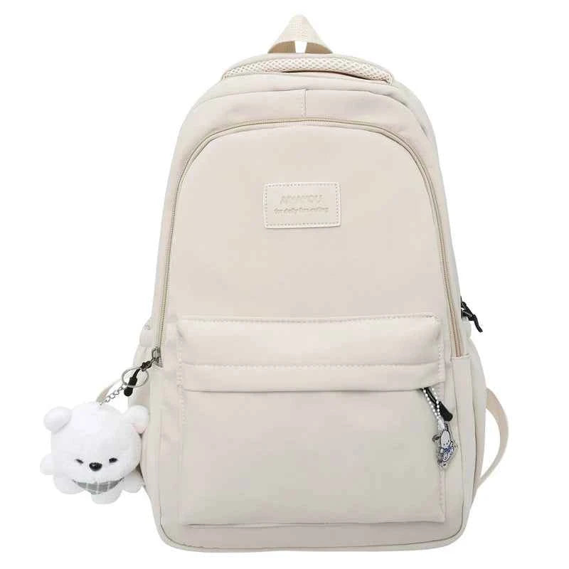 New Female Fashion Men High Capacity Waterproof College Backpack Trendy Women Laptop School Bags Cute Girl Travel Book Bag Cool