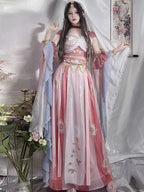 Ancient Chinese Hanfu Dress Women Halloween Princess Loulan Dunhuang Feitian Cosplay Costume Dance Dress Party Outfit Hanfu Sets SS69