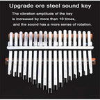Kalimba music instrument Thumb Piano 17 Keys Mahogany Wood Finger Piano Combinations Gifts for Kids Portable Mbira Finger Piano