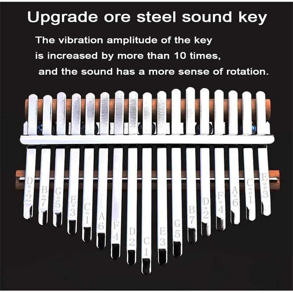 Kalimba music instrument Thumb Piano 17 Keys Mahogany Wood Finger Piano Combinations Gifts for Kids Portable Mbira Finger Piano