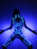 Luminous stage dance wear Sexy Future technology Led light up costume party girl nightclub dancer costume